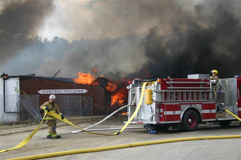 3rd Alarm Fire in Franklin