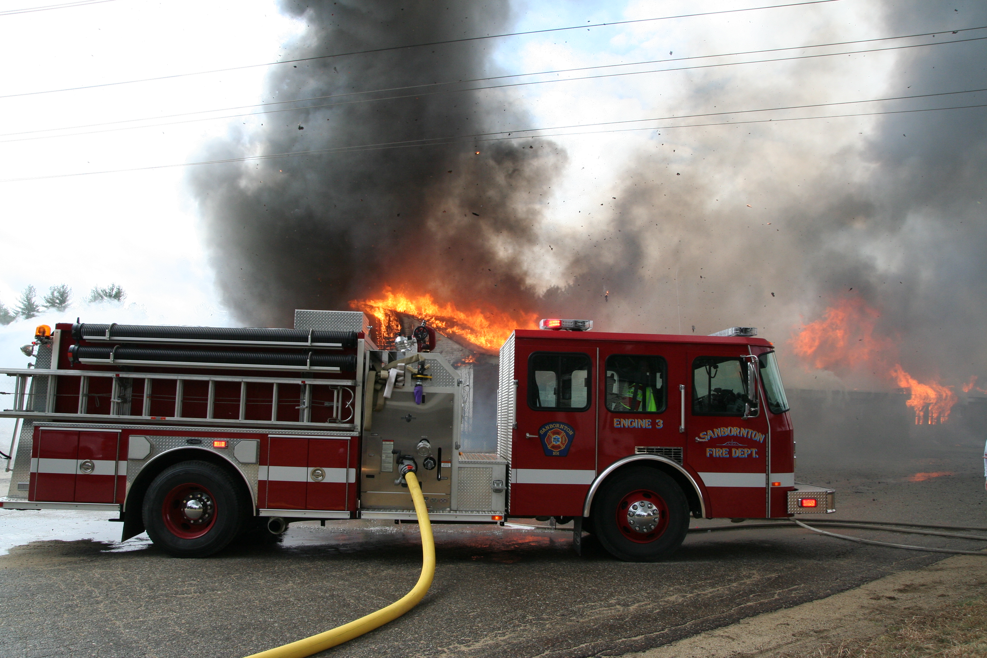 E3 at Franklin Fire April 2009