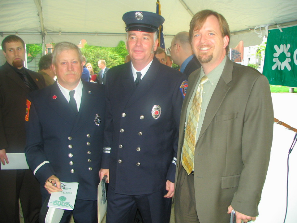 NH Volunteer Awards: Fire Fighter Craig Simpson; Selectmen Steve Ober & Selectman Andrew Livernois